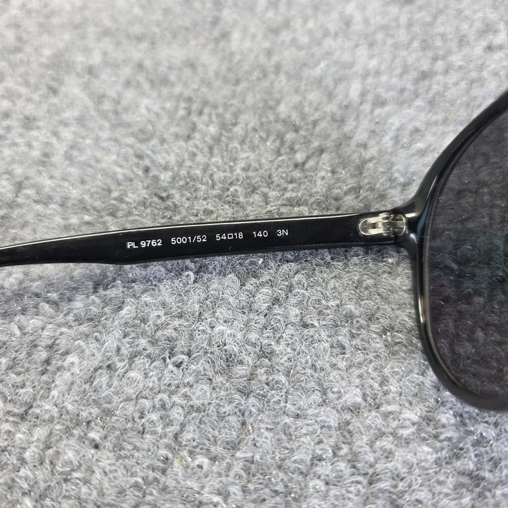 Ralph Lauren Purple Label PL 9762 Sunglasses Black ROUND Polarized Lens Vintage
